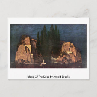 Cartão Postal Ilha dos Mortos Por Arnold Bocklin