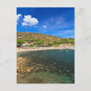Cartão Postal Ilha Elba - praia em Seccheto