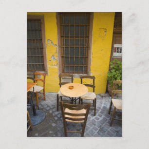 Cartão Postal Ilha grega de Creta e antiga cidade de Chania 3