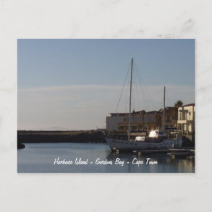 Cartão Postal Ilha Harbour - Baía de Gordons - Cidade do Cabo