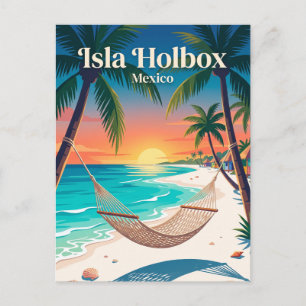 Cartão Postal Ilha Holbox México