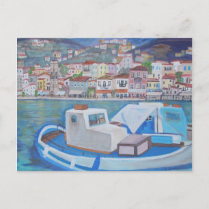Cartão Postal Ilha Hydra, Grécia