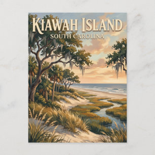 Cartão Postal Ilha Kiawah Carolina do Sul