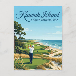 Cartão Postal Ilha Kiawah EUA