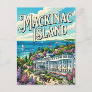 Cartão Postal Ilha Mackinac