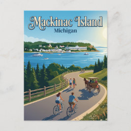 Cartão Postal Ilha Mackinac EUA