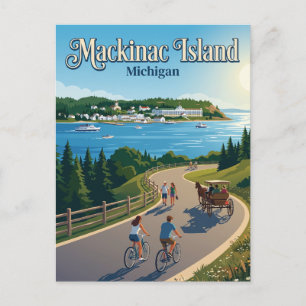 Cartão Postal Ilha Mackinac EUA