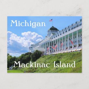 Cartão Postal Ilha Mackinac Michigan