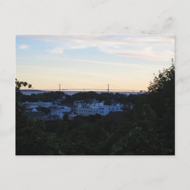 Cartão Postal Ilha Mackinaw, MI (Frente)