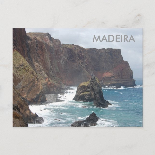 Cartão Postal Ilha Madeira (Frente)