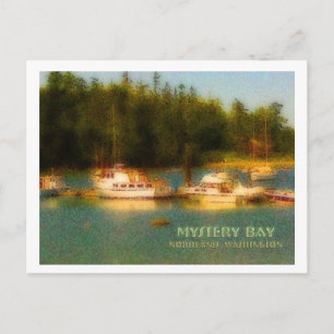Cartão Postal Ilha Marrowstone, Washington