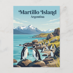 Cartão Postal Ilha Martillo Argentina