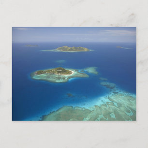 Cartão Postal Ilha Matamanoa e recife de coral, Ilha Mamanuca