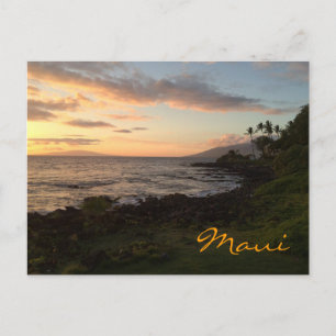 Cartão Postal Ilha Maui Sunset