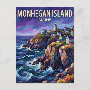 Cartão Postal Ilha Monhegan EUA