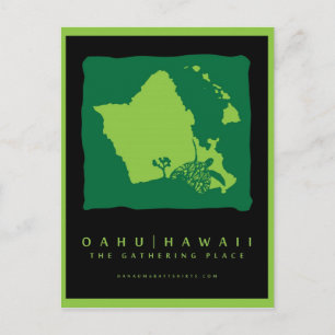 Cartão Postal Ilha Oahu