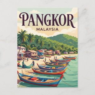 Cartão Postal Ilha Pangkor Malásia