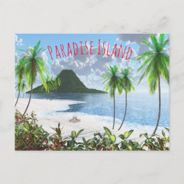 Cartão Postal Ilha Paradise
