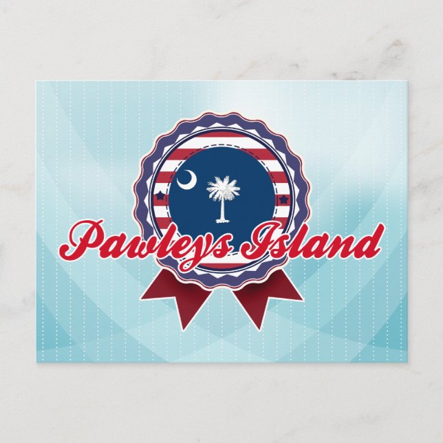 Cartão Postal Ilha Pawleys, SC (Frente)