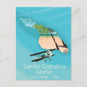 Cartão Postal Ilha Santa Catalina Califórnia EUA