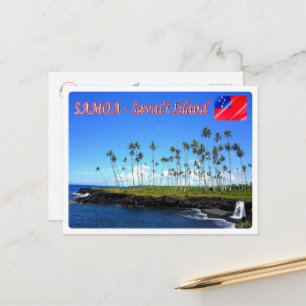 Cartão Postal Ilha Savai'i - Samoa -