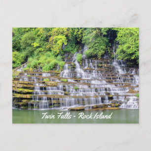 Cartão Postal Ilha Scenin Twin Falls Rock