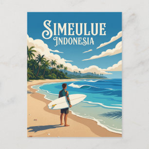 Cartão Postal Ilha Simeulue Indonésia