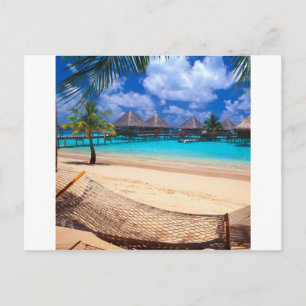 Cartão Postal Ilha Tropical Da Polinésia Francesa