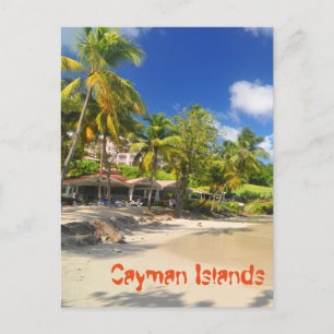 Cartão Postal Ilha Tropical das Ilhas Cayman