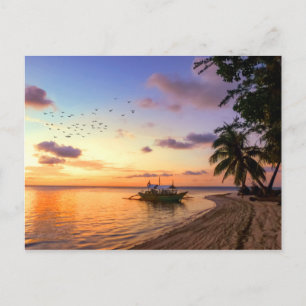 Cartão Postal Ilha Tropical de Taiti