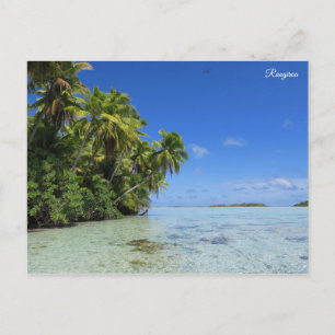 Cartão Postal Ilha tropical Rangiroa