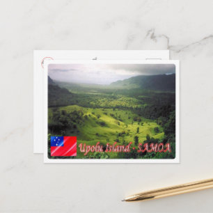 Cartão Postal Ilha Upolu - Samoa -