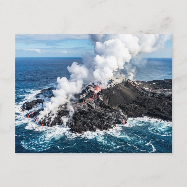 Cartão Postal Ilha Vulcânica (Frente)