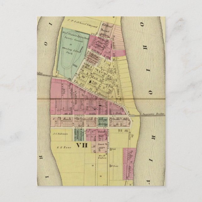 Cartão Postal Ilha Wheeling (Frente)