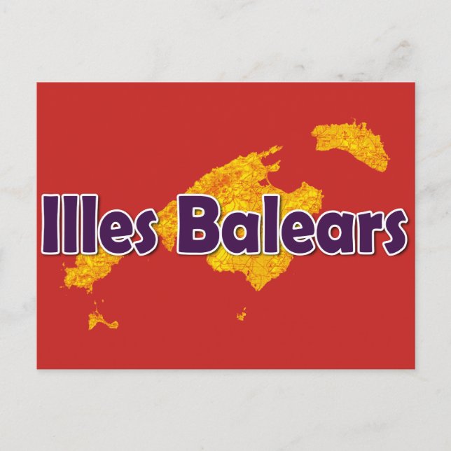 Cartão Postal Ilhas Baleares (Frente)