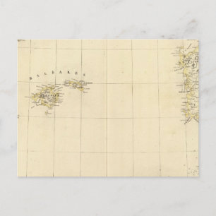 Cartão Postal Ilhas Baleares e Sardenha Europa 25