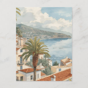 Cartão Postal Ilhas Baleares Viagem Francesa Vintage