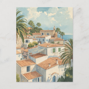 Cartão Postal Ilhas Baleares Viagem Francesa Vintage
