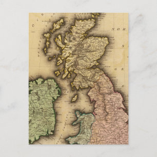 Cartão Postal Ilhas Britânicas
