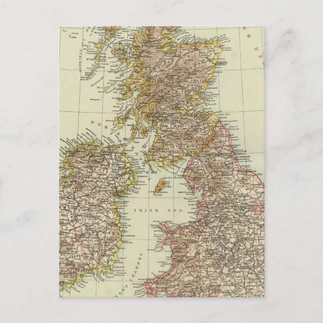 Cartão Postal Ilhas Britânicas 10 (Frente)