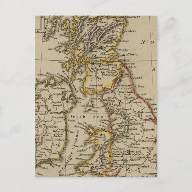 Cartão Postal Ilhas Britânicas 3 (Frente)