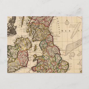 Cartão Postal Ilhas Britânicas, Inglaterra, Irlanda