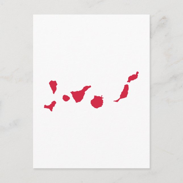 Cartão Postal Ilhas Canárias (Frente)