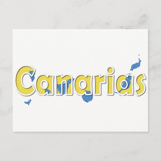 Cartão Postal Ilhas Canárias (Frente)