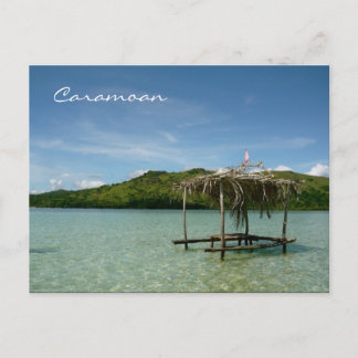 Cartão Postal Ilhas Caramoan - Sandbar Manlawi
