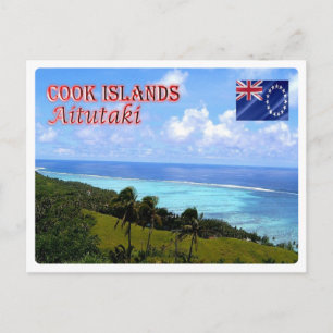 Cartão Postal Ilhas Cook - Aitutaki -