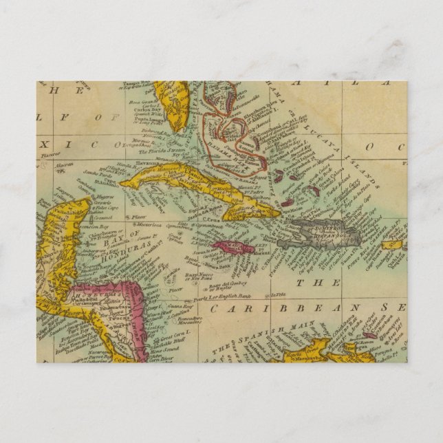 Cartão Postal Ilhas da Índia Ocidental (Frente)