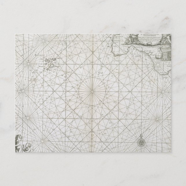 Cartão Postal Ilhas de Scilly & Cornwall (Frente)