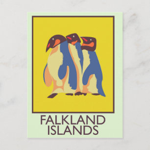 Cartão Postal Ilhas Falkland