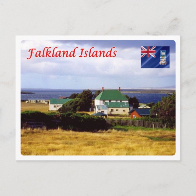 Cartão Postal Ilhas Falkland - (Frente)